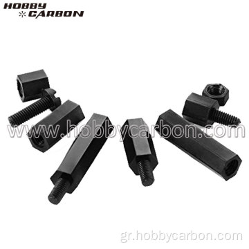 Ελαφριά εξάγωνα στρογγυλά Nylon Spacers Lowes